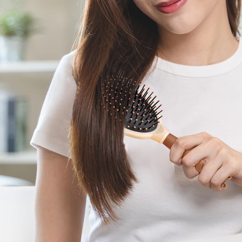 1 Set 4 Pcs Hair Brush and Comb Set for Girls, Comb Mirror Set, Hair Brush Set for Girl, Brush, Hair Comb Set, Dry Wet Detangling Hair Brush, Scalp Massager Hair Brush, Comb Set for Girls Kids Gift