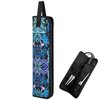 Beautyflier Universal Curling Iron Travel Case, Heat-Resistant, Canvas, Blue Flower