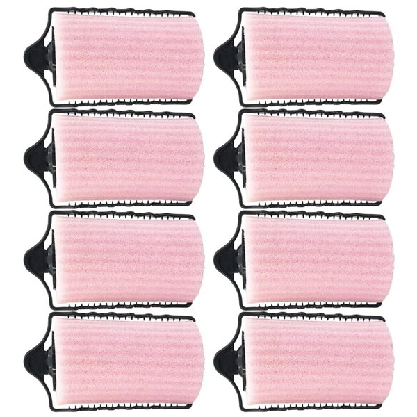 Beavorty Sponge Hair Rollers, Soft Sleeping Hair Curlers Flexible Hair Styling Curlers Curling Tools Bouncy Curls Style for Hair DIY 8pcs