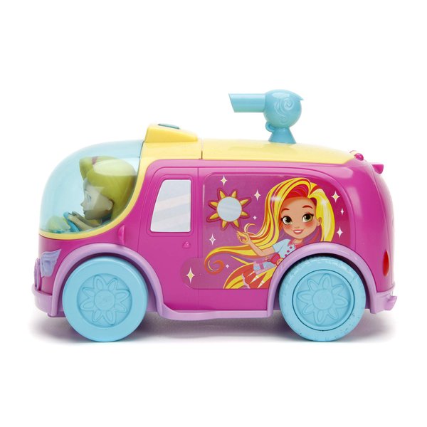Jada Toys: Sunny Day Glam Van, Remote Control Car, Easy to Operate, Fun for Hours, Vehicle Can Spin, go Forward and Backwards, For Ages 4 and up