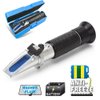 4-in-1 DEF Antifreeze Coolant Refractometer for Automobile Antifreeze System, Diesel Exhaust Fluid, Battery Acid and Windshield Washer Fluid