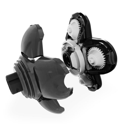 Telfun Shaver Replacement Blades, 5 Heads Beard Cutter Replacement Blade Easy Install Electric Razor Shaver Head for Bald and Face