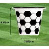 DADE Sports-Themed Easter Pails 8.375x7.875 in. (Set of 3), Egg Hunt Game Party Birthdays Ornament Halloween Supplies Decorations Reusable Baskets Storage Holder Container Bucket Easter Baskets
