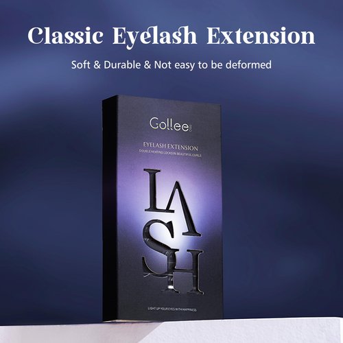 Premium D Curl 0.05mm Thickness Semi Permanent Individual Eyelash Extensions Silk Volume Lashes Professional Salon Use Mixed 9-15mm Length In One Tray (D-0.05,9-15mm)