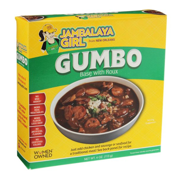 Jambalaya Girl Gumbo Base with Roux, 4oz (1 Pack)…