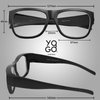 Yogo Vision Fit Over Blue Light Blocking Glasses and Computer Eyewear Wear Over Your Eyeglasses and Readers