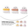 PACKOVE 6Pcs Facial Powder Sponge Dual Use Makeup for Cream and Durable Blending Sponges Skin Tones for Application and Easy