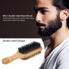 Omwah Double Sided Facial Hair Brush Beard Shaving Barber