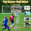 RedCrab Soccer Ball Game Set for Kids, Soccer Practice Equipment for Toddlers, Soccer Toys with 2 Football, 1 Flannel Target, Soccer Ball Game Indoor Outdoor Backyard for Kids Birthday