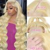 Sharimo 30 Inch 613 Lace Front Wig Human Hair Blonde Wigs Human Hair 613 13x6 Lace Front Wig Human Hair for Women 200% Density 613 Body Wave HD Lace Frontal Wig Glueless Wigs Human Hair Pre Plucked