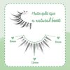 Lashes Natural False Eyelashes Soft Faux Mink Wispy Lashes 13mm False Lashes Chiref Fluffy Curly False Eyelashes Natural Look Lashes 3D 5 Pairs A08-Airiness