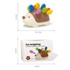 GGFSSQ Fine Motor Baby Toys - Toddler Learning Toys - Hedgehog or Dinosaur Fine Motor and Sensory Toys, Toys for Kids Ages 18+ Months