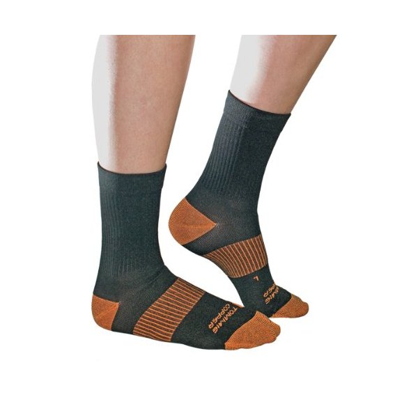 Tommie Copper Crew Socks, Black, Medium