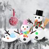 12 Pack Build a Snowman Kit Christmas Crafts Gift for Kids, Xmas Activities Creative Kids Air Dry Modeling Clay Snowman DIY Toys for Holiday Favor Supplies