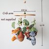 Woodland Crib Mobile Woodland Baby Mobile for Crib Forest Animals Theme Mobile Nursery Decor Jungle Baby Crib Mobile for Boys Girls
