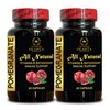 Pomegranate Extract - Organic Pomegranate Extract, Pomegranate Supplement for Immune Support, Ultra High Strength Pomegranate Supplement, High-Potency Pomegranate - 2 Bottles 120 Capsules