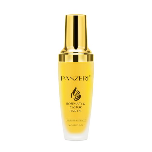 PENZERI Original Hair Oil Serum for Smooth Frizz and Add Shine - 1.69fl oz | with Rosemary Oil & Castor Oil | Hair Strenghtening Treatment Oil | Nourishing & Volumizing For All Hair Types Natural Care