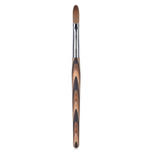 Rolabling Kolinsky Sable Acrylic Brushes Nail Art Brush Red Wooden Pen Nail Brush for Nail Art Manicure Tool for Acrylic Powder Application Nail Extension 3D Nail Carving (14#)