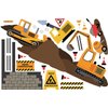 Construction Site Wall Decals Removable and Reusable Eco Friendly Construction Vehicle Wall Sticker!