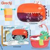Grechi Dinosaur Bath Toys,Baby Bath Toys for The Baby Bathtub,Toddler Bath Toys Automatic Bubble Machine,Plays 12 Children’s Songs,Bath Bathtub Toys Makes Gifts for Toddlers Age 18m+ Girl Boy