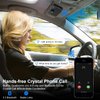 1Mii Bluetooth 5.3 Car Speaker, Handsfree Bluetooth Speakerphone for Cell Phone, Motion Auto On, Support Siri Google Voice Assistant for Android and iOS, Bluetooth 5.3 Car Kit with Visor Clip