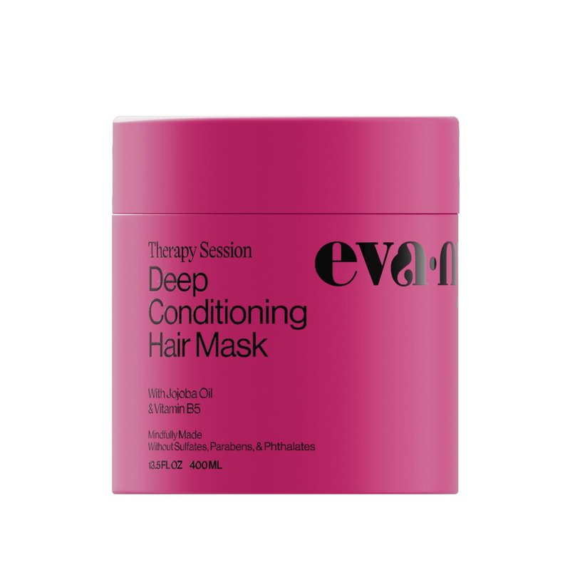 Eva NYC Therapy Session Deep Conditioning Hair Mask with Jojoba Oil + Argan Oil - Hydrate, Soften...