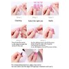 22 Pcs Gel Nail Stickers, No UV Lamp Required, No UV Gel Nail Strips, Long Lasting, Easy to Apply and Remove (Gold Strips)