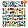 96 PCS Camping National Park Outdoors Temporary Tattoos Stickers Birthday Party Decorations Supplies Adventure Wilderness Nature Tattoo Sticker Gifts for Girls Boys School Rewards Carnival Christmas