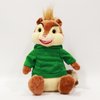 Movie Toys Alvin and The Chipmunks Plush Dolls Cute Chipmunks Stuffed Toys Kids Gift,Alvin, Theodore&Simon Toys (Blue+Red+Green)
