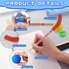 48 Pieces Hockey Themed Party Favors Multicolor Hockey Sticks Pencils Include 12 Hockey Pencils with Erasers 12 Hockey Balls 12 Pencil Sharpeners 12 Bags for Sports Birthday Student Prize (48 PCS)