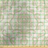 Lunarable Victorian Fabric by The Yard, Curlicues with Floral Ornaments Rococo Pattern Leaves Damask Inspired Nude Tones, Decorative Satin Fabric for Home Textiles and Crafts, 1 Yards, Cream Tan