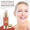 Live Healthy Super Vitamin C Serum - Natural Vitamin C Face Serum - Anti Aging & Brightening Solution for Wrinkles, Fine Lines, Age Spots, Dark Circles, Pore Reducing Serum - For Mature Skin | 1 fl oz
