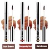 Aderier Lip Liner Peel Off Lip Liner Tattoo, 3Pcs Peel Off Lip Stain, Burgundy Red & Dark Brown & Light Brown Long Lasting Lip Stain Peel Off, Infused with Hyaluronic Acid & Vitamin E