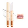 Easilydays Clear Juicy Pumper Lip Oil Slick Click, Press Lipstick Lip Oil, Korean Mirror Glass Lip Balm, Moisturizing & Plump Solid Water Gloss Lip Tint, Shine Non-Sticky Lip Makeup for Women Girls,01