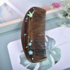 TAN MUJIANG Hair Comb for Women Girl Wooden Handmade Ome