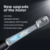 XFU Sonic Toothbrushes for Adults and Kids, 3 Brush Heads, with 5 Modes and IPX7 Waterproof, Battery Electric Toothbrush Build in 2 Mins Timer 40,000 VPM XF-11 Black