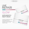 -CHRISTINA- Line Repair Satin Smooth Night Cream | Pore Minimizer Formula Night Face Cream | Rejuvenate, Nourish, and Hydrate Your Skin | Suitable for Fat, Combination, Normal Skin 50ml / 1.7 fl.oz