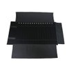 treachi Portable Jewelry Roll Necklace Travel Storage Displays Holder 16 Chain Black Elastic