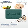 ATWATER Clean Impact Mens Soap Bar - Exfoliating Bar Soap for Men Enriched with Jojoba Seed Oil and Coconut, Natural Mens Soap with No Added Artificial Fragrances - 207 grams / 7 oz