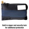 Master Lock Money Bag with Key Lock and Zipper for Cash, 11-1/2 in. Long Locking Portable Travel Money Pouch Protects Passports, Valuables, 7120D
