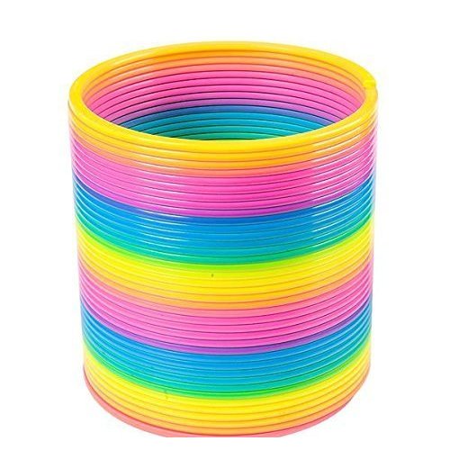 DollarItemDirect 6.9 inches Jumbo Rainbow Coil Spring, Case of 6