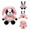 BABOLI Cuddly Pug Stuffed Animals Soft Toys with Adorable Bunny Costumes Super Cute Puppy Dog Plush Animal for Easter Day Gifts or Kids Birthday Party Supplies 10 Inches