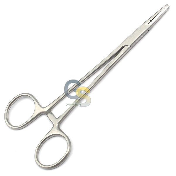 G.S Body Piercing Needle Holder Forceps Tattoo Piercing Tweezers 16CM New