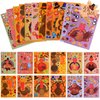 Thanksgiving Stickers for Kids, 24PCS Make a Turkey Face Stickers Thanksgiving Turkey Games Fall Thanksgiving Party Supplies Party Favors Thanksgiving Kids Crafts Gifts for Toddlers Boys Girls