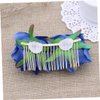 Gogogmee Girl Hair Clips Flower Hair Clips for Women Bride Headpieces for Wedding Floral Hair Headpiece for Brides Hair Accessories for Kids Womens Hair Clips Rose Fork Comb Miss