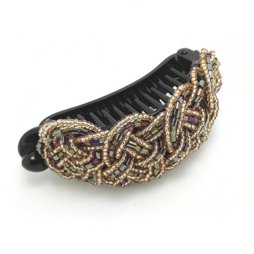Meilliwish Noble Lady Women Hair Clip Ponytail Holder(H35)(Brown)