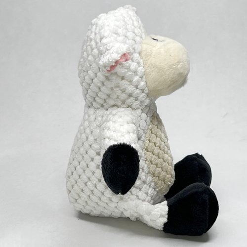 Glory To Dog Barnyard Lamb Plush and Squeaker Small Dog Toy for Small and Medium Breeds