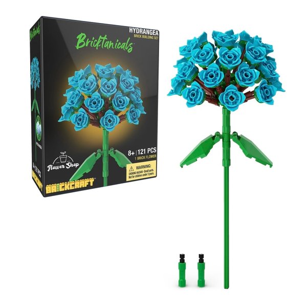 Bricktanicals Hydrangea Brick Building Set