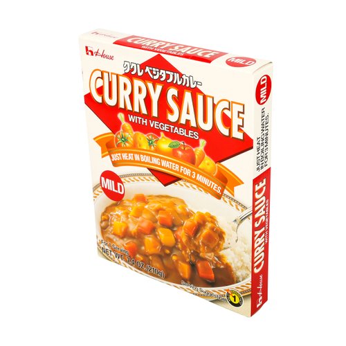 House, Curry Sauce with Vegetables-Mild, 7.4 Ounce