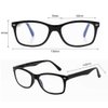 VITENZI Progressive Reading Glasses for Women and Men Multifocal Computer Readers with Blue Light Blocking MultiFocus Lenses Prato in Black 1.50
